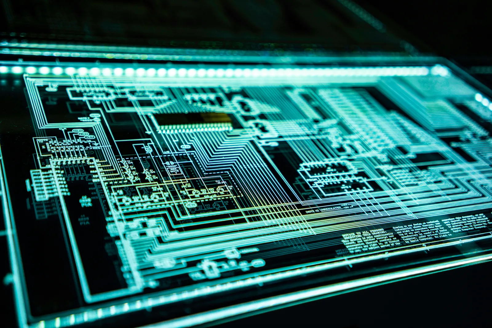 Circuit board macro representing custom technology