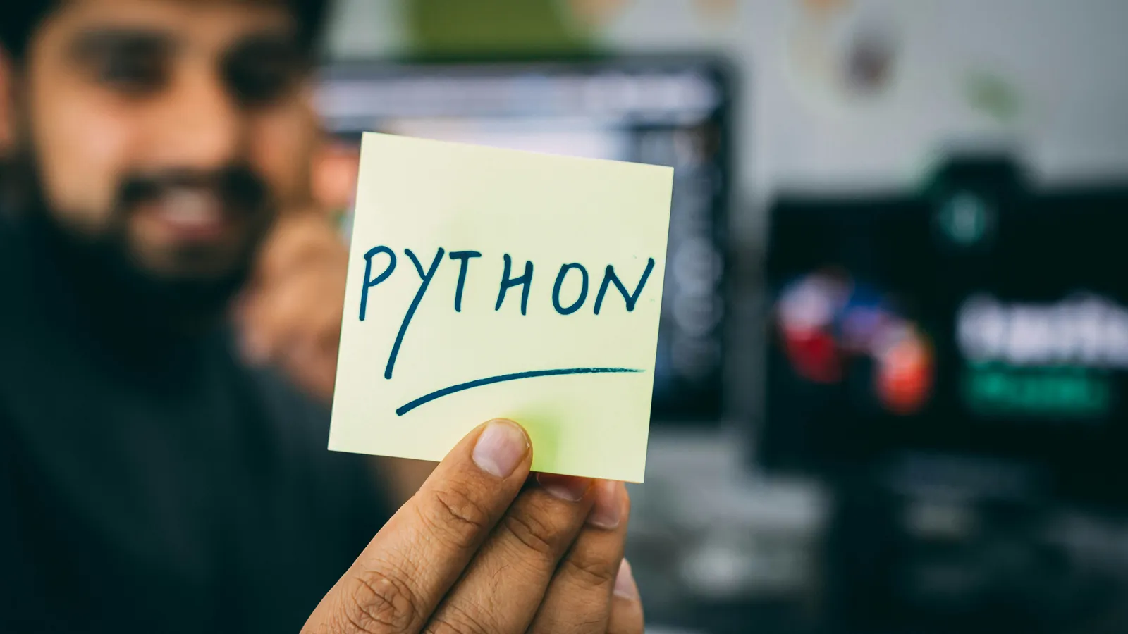 Python source code on a developer screen